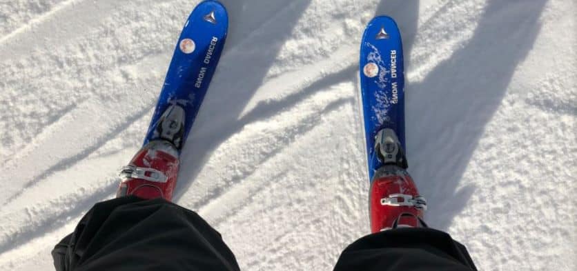 my skiblades taken from top angle my skiblades taken from top angle