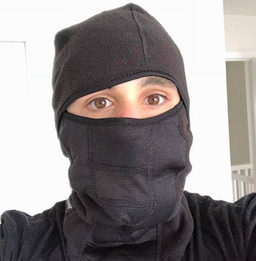 my head in the ergodyne balaclava