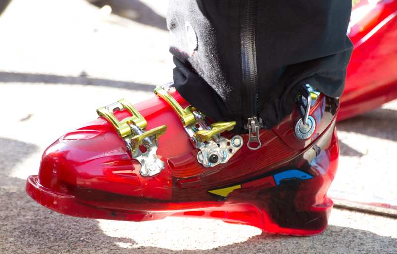 red ski boots red ski boots