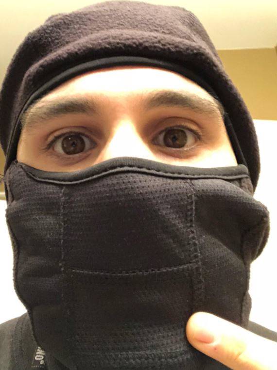 nferno 6823 balaclava close up with mesh showing