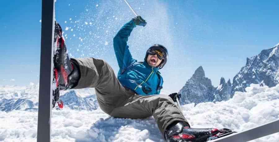 extremely happy skier extremely happy skier