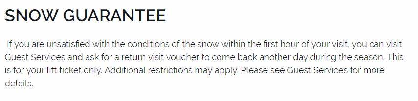 snow guarantee camelbak snow guarantee camelbak